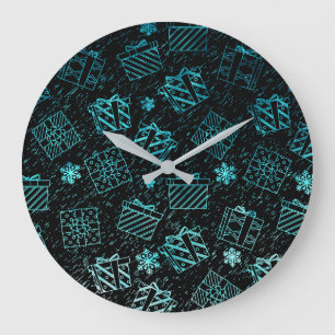 Grande Horloge Ronde Cadeaux de Noël 9