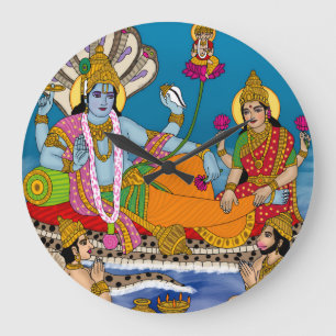 Grande Horloge Ronde Cadran Lakshmi Narayan