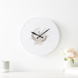 Grande Horloge Ronde Cadran mural inspirant