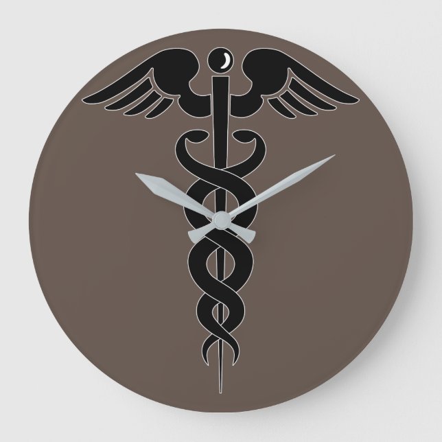 Grande Horloge Ronde caduceus medical (Recto)