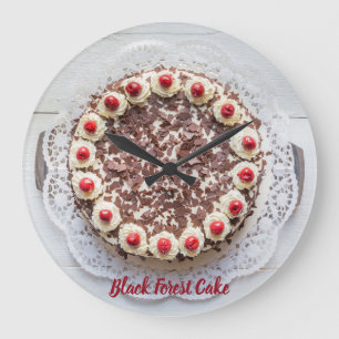 Grande Horloge Ronde Cake de Black Forest