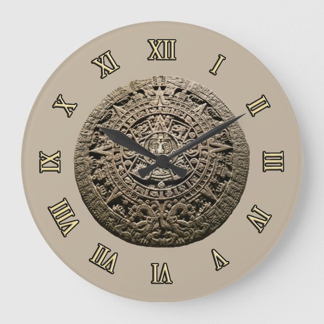 Grande Horloge Ronde Calendrier maya (Recto)
