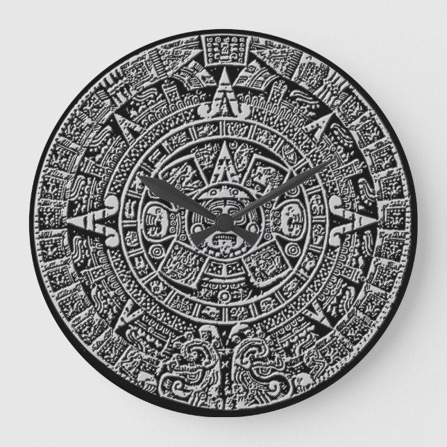 Grande Horloge Ronde Calendrier maya (Recto)
