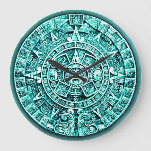 Grande Horloge Ronde Calendrier maya (12 heures)