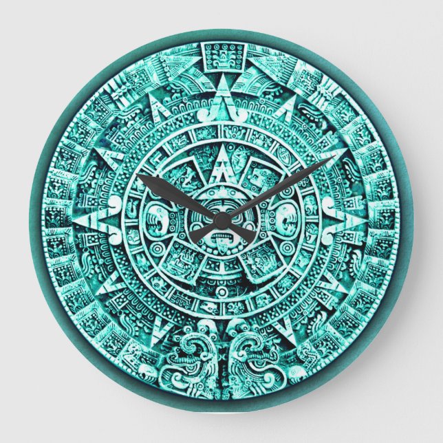 Grande Horloge Ronde Calendrier maya (12 heures) (Recto)