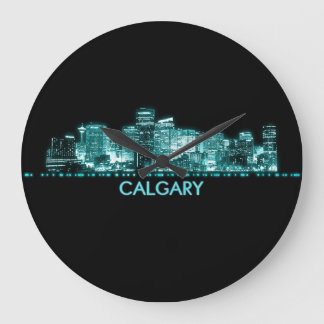 Grande Horloge Ronde Calgary Skyline