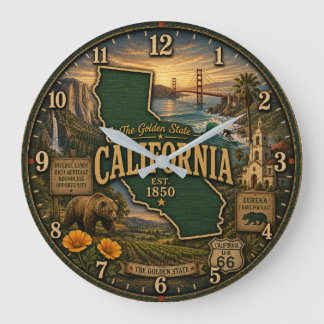 Grande Horloge Ronde California Golden State Landmark