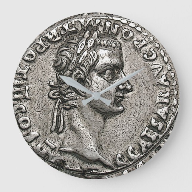 Grande Horloge Ronde Caligula roman Empereur Gaius Caesar (Recto)