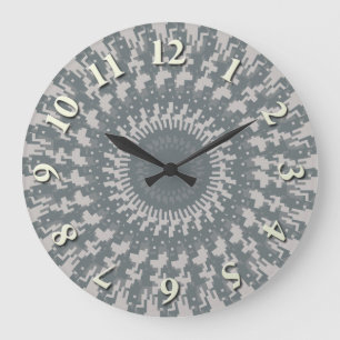 Grande Horloge Ronde Caméra numérique Kaleidoscope