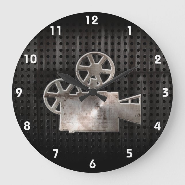 Grande Horloge Ronde Caméra vidéo robuste (Recto)