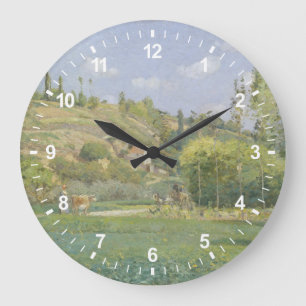 Grande Horloge Ronde Camille Pissarro   un vacher chez Valhermeil,