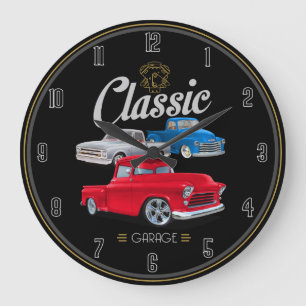 Grande Horloge Ronde Camions classiques