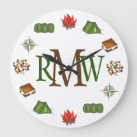 Camping S'mores Tente Pompe Monogramme