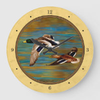 Canards sauvages volants Jaune