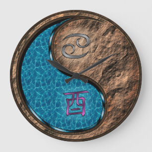 Grande Horloge Ronde Cancer & Coq de Terre
