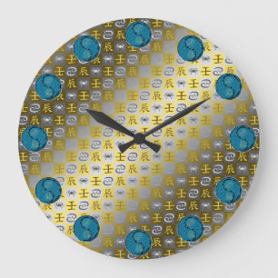 Grande Horloge Ronde Cancer & Dragon d'eau