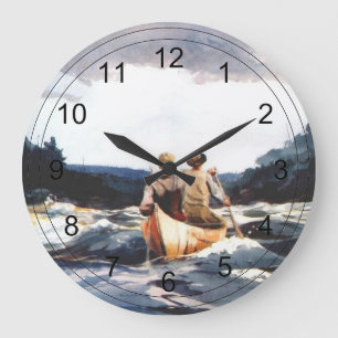 Grande Horloge Ronde Canoe in the rapids