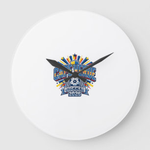 Grande Horloge Ronde Cape Verde Football 2026 Football Gras Pays Typogr