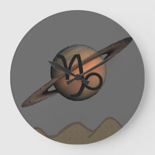 Grande Horloge Ronde Capricorne