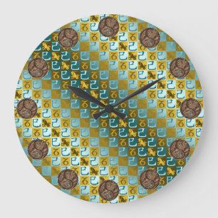 Grande Horloge Ronde Capricorne & Serpent de Terre
