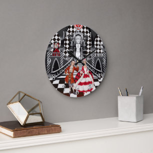 Grande Horloge Ronde Carnaval dans un pays magique