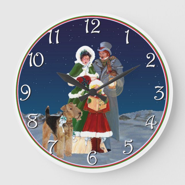 Grande Horloge Ronde Carols de Christmas (Recto)