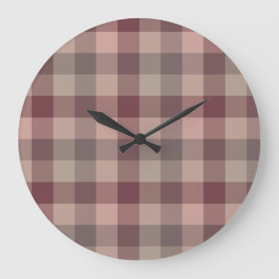 Grande Horloge Ronde Carreau blushwood