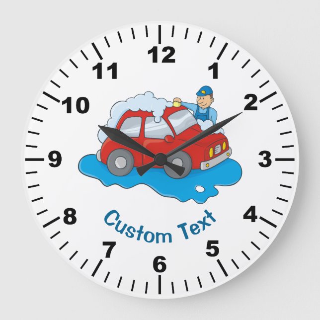 Grande Horloge Ronde Carwashington Man (Recto)