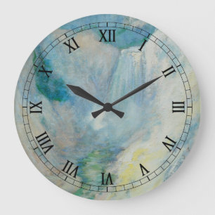 Grande Horloge Ronde Cascade dans Yellowstone par Twachtman, Art ancien