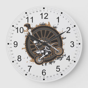 Grande Horloge Ronde Cascade de motocross
