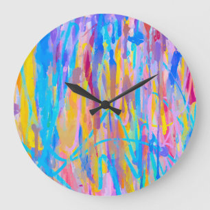 Grande Horloge Ronde Cascade vibrante
