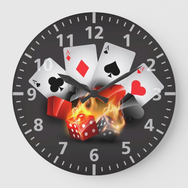 Grande Horloge Ronde Casino de Black (Recto)