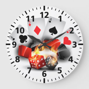 Grande Horloge Ronde Casino de White