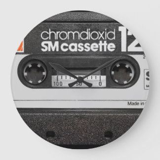 Grande Horloge Ronde Cassette vintage BASF : Élément du collecteur