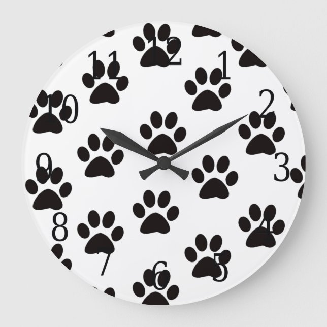 Grande Horloge Ronde Cat Paw Prince Clock (Recto)