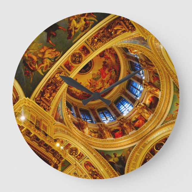 Grande Horloge Ronde Cathédrale de Ceiling (Recto)
