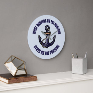 Grande Horloge Ronde Ce qui se passe drôle lors du voyage de vacances P