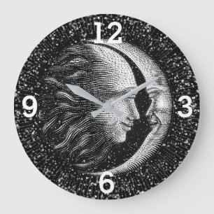 Grande Horloge Ronde Celestial Sun and Moon