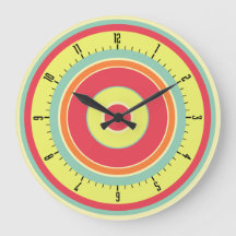 Cercles concentrés colorés 01