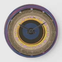 Cercles Concentriques Géométriques Rétro Modernes