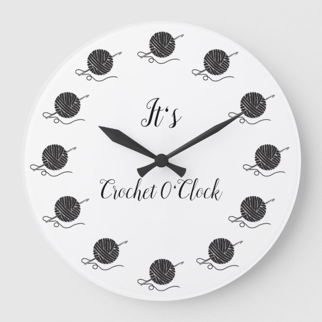 Grande Horloge Ronde C'est crochet 0'Clock ! (Recto)
