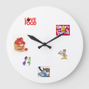 Grande Horloge Ronde C'est le clown