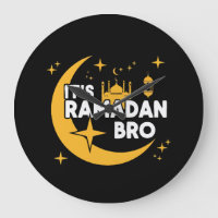 C'est Ramadan Frère Bon jeûne Croissant Islamique 