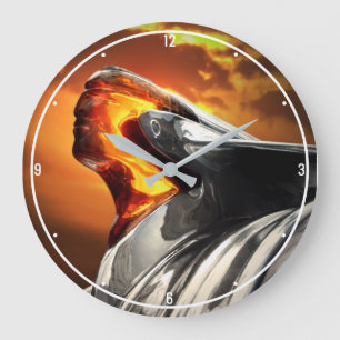 Grande Horloge Ronde Char classique en chef Pontiac