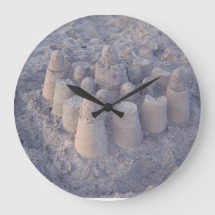 Grande Horloge Ronde château de sable