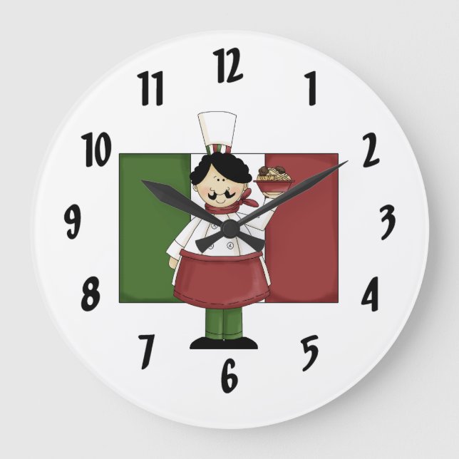 Grande Horloge Ronde Chef italien #3 (Recto)