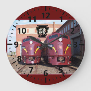 Grande Horloge Ronde Chemin de fer Pennsylvania E-8a, s