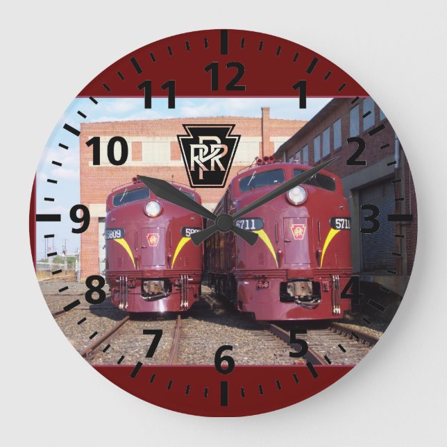 Grande Horloge Ronde Chemin de fer Pennsylvania E-8a, s (Recto)