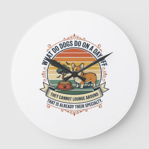 Grande Horloge Ronde Chemise de citation de gravure vintage de jour de