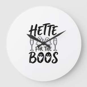 Grande Horloge Ronde Chemise de fête de fantôme d'Halloween pour les hu